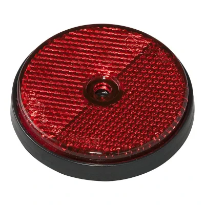 343757 - Reflektor rot 60mm Schraubbefestigung