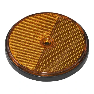 343764 - Reflektor orange 80mm Schraubbefestigung