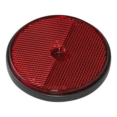 343766 - Reflector rood 80mm schroefbevestiging