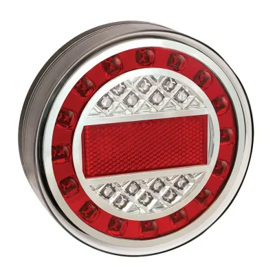 343845 - Rückleuchte 12/24V 4 Funktionen 125mm LED