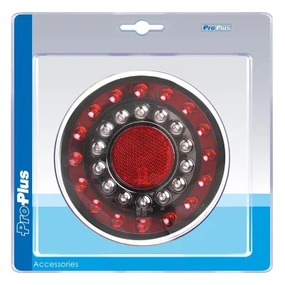 343846S - Takavalot 12/24V 4 toiminnot 125mm LED sisään kuplapakkaus