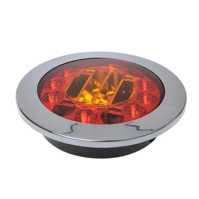 343938 - Luz trasera de 3 funciones 122mm 24LED cromada