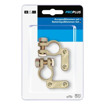 347003S - Batteriepolklemmen Set (+) und (-) im Blister