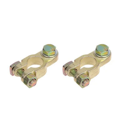 347016 - Batteri terminal klemme sett (+) og (-) med bolt skrue