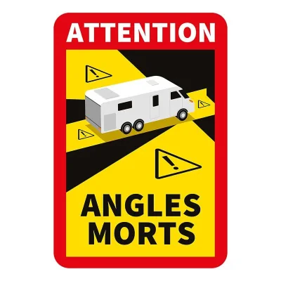 361262 - Sticker "Attention Angles Morts!" motorhome