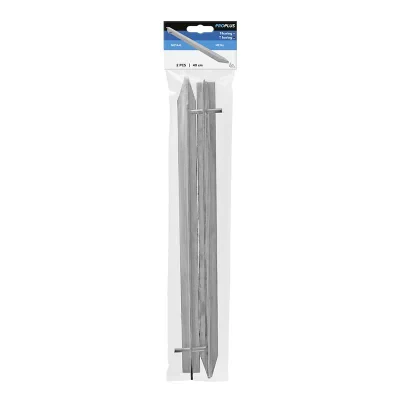 364658S - T peg 40cm metal 2 pieces in polybag