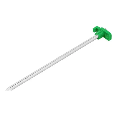 364675 - Metalowe szpilki do namiotu 25cm z plastikowym hakiem fosforyzujacym