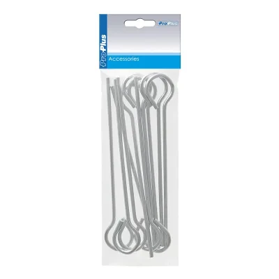 364784S - Tentpeg 19cm aluminium with eye 10 pieces in polybag