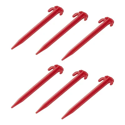 364824 - Tentharing 19cm kunststof 6 stuks in polybag