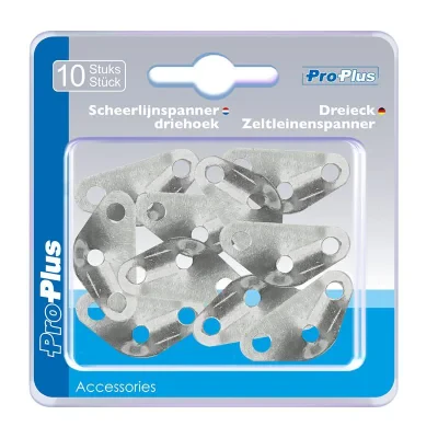 365428S - Guy line runners triangle 10 pieces in blister
