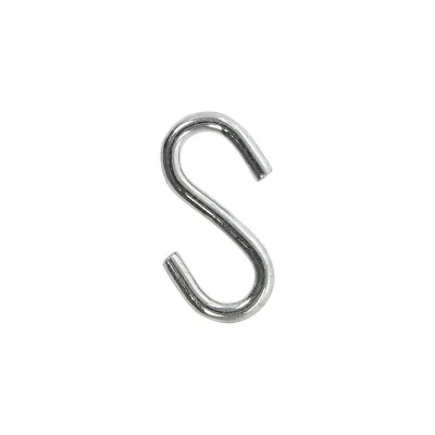 365822 - Gancho en S, Ø3 mm, 2,9 x 1,3cm