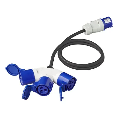 373512DE - CEE 3-veis splitter 16A 150cm 3x2,5mm²