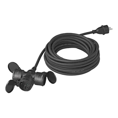 373561DE - Socket outlet Schuko 3-way 10M 3x 2.5 mm²