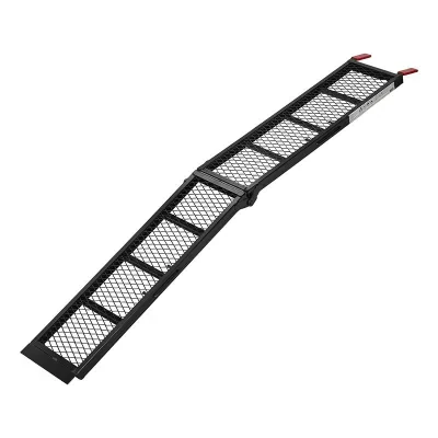 390094 - Rampa de carga plegable de hierro de 203x28cm y 340kg por pieza