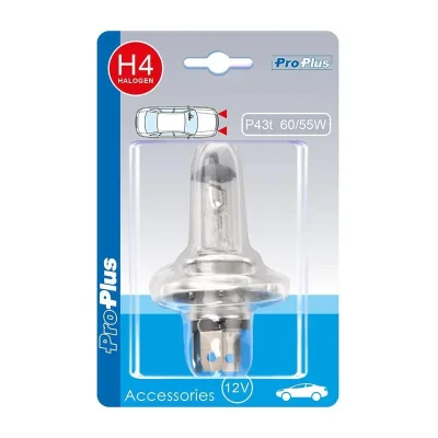 410362S - Car bulb 12V 60/55W P43t H4 in blister