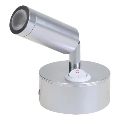 411820 - Surface mounted spotlight 1-led swiveling 12V 120lm Ø65x65-130mm
