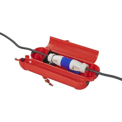 420358RE - Sicherheitsbox für CEE Stecker rot