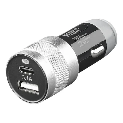 450575 - USB-lader type A + C 2-veis 12V/24V 3100mA