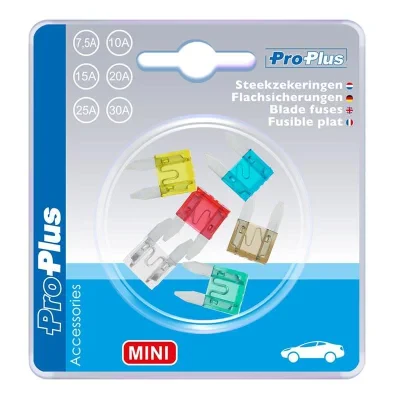 490370 - Steekzekeringen mini assorti 6 stuks in blister