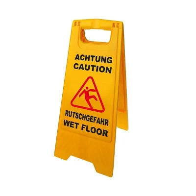 520112 - Warning sign "Caution wet floor"