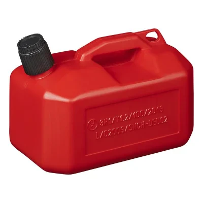 530032 - Benzinkanister 5L Kunststoff rot UN-geprüft (niedriges Modell)