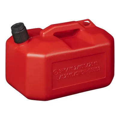 530042 - Benzinkanister 10L Kunststoff rot UN-geprüft (niedriges Modell)