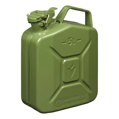 530080 - Benzinkanister 5L Metall grün UN & TüV-geprüft