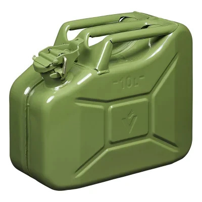 530081 - Benzinkanister 10L Metall grün UN & TüV-geprüft