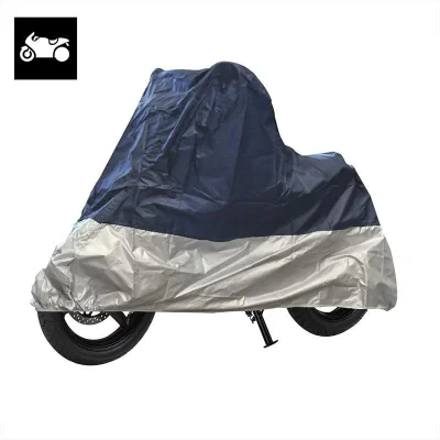 610257 - Motorsykkel trekk XL blå/sølv