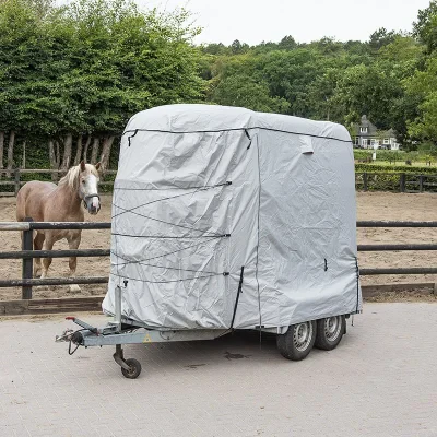 610828 - Hest tilhenger presenning 370x250/190x210cm