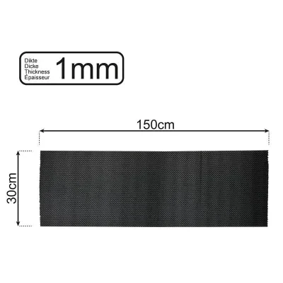 750576 - Anti-Rutsch-Matte schwarz 150x30cm 1mm