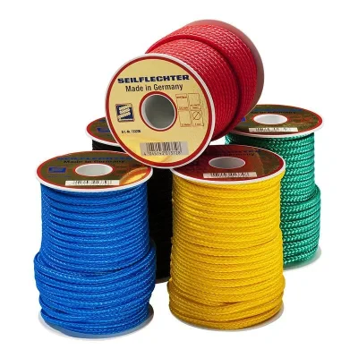 SF_133205 - Surf leash, 5mm, polypropylen, 20m på spol, brettet, assortert, 320 daN