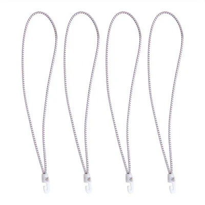 SF_199335 - Segelhållare med nylon krokar, 4 stycken i väska, 35cm, vit