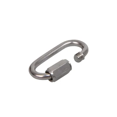 SF_527962 - Moschettone con apertura a vite 4x32mm, A4 RVS AISI 316