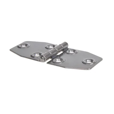 SF_577804 - Hinge, 100x40 mm, V4A RVS AISI 316, 6 hole
