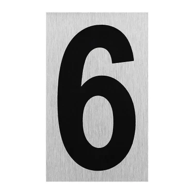 SF_972103 - Aluminium deurbordje " 6 " 100x60mm