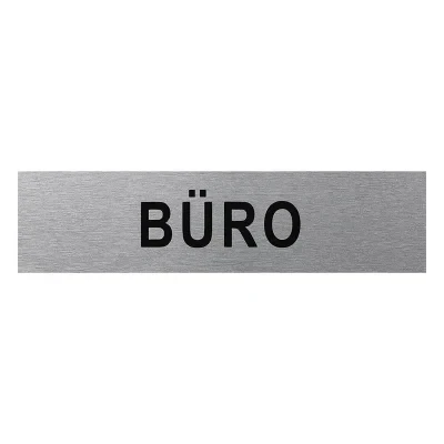 SF_972114 - Alumiini ovikyltti " Büro " 160x40mm