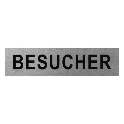 SF_972117 - Alumiini ovikyltti " Besucher " 160x40mm