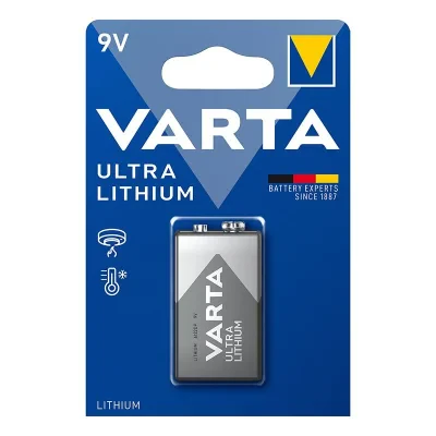 VA_6LR61VALITHBLS - Varta Ultra Lithium batterij 9V in blister