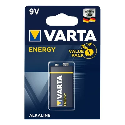 VA_6LR61VENERGYBP1 - Varta Energy Alkaline batteri 9V i bisterpakning