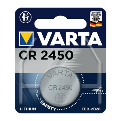 VA_CR2450VA - Batterie a bottone al litio Varta CR2450 3V in blister