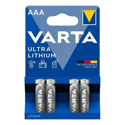 VA_LR03VALITHAAA - Varta Ultra Lithium batterijen AAA 4 stuks in blister
