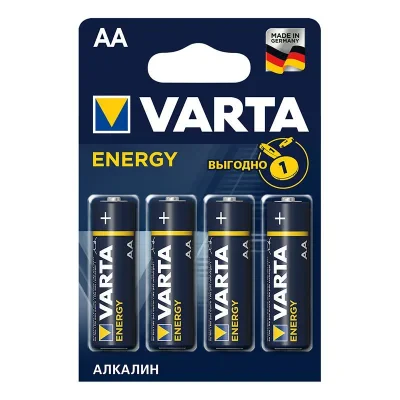 VA_LR06VAENERGYBP4 - Varta Energy Alkaline batteries AA 4 pieces in blister