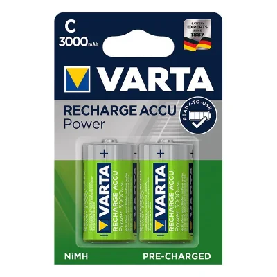 VA_VN12803 - Varta Recharge Accu Power batteries C 3000 mAh 2 pieces in blister